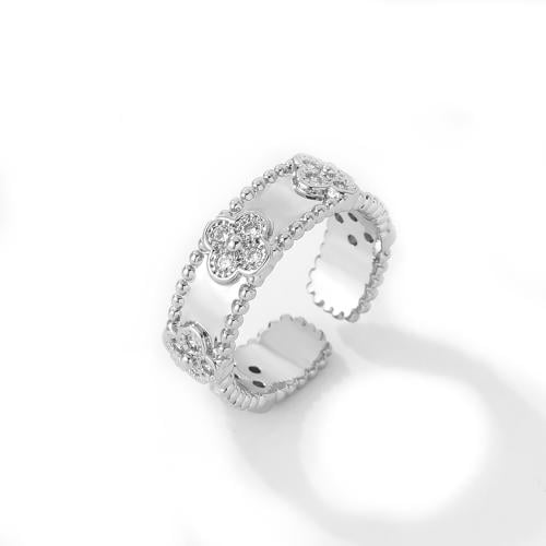 خاتم زركون فضي من ماركة فايلت