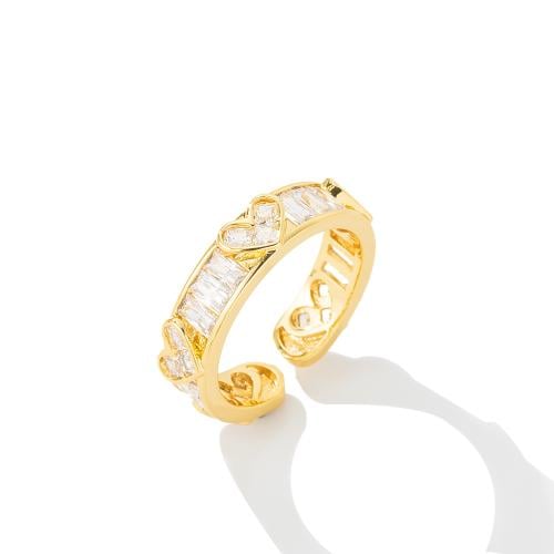 خاتم زركون ذهبي من ماركة فايلت