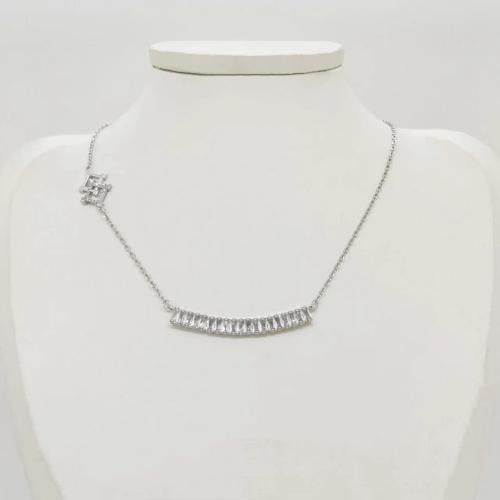 تشوكر زركون فضي من ماركة فايلت