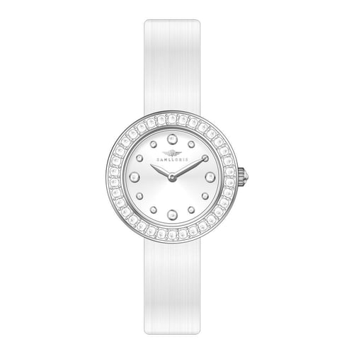 ساعة نسائية جلد ماركة سان لوريس