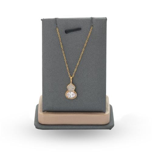 سلسال زركون ذهبي ماركة فايلت