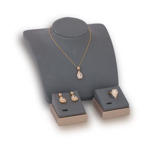 نص طقم زركون ذهبي من فايلت