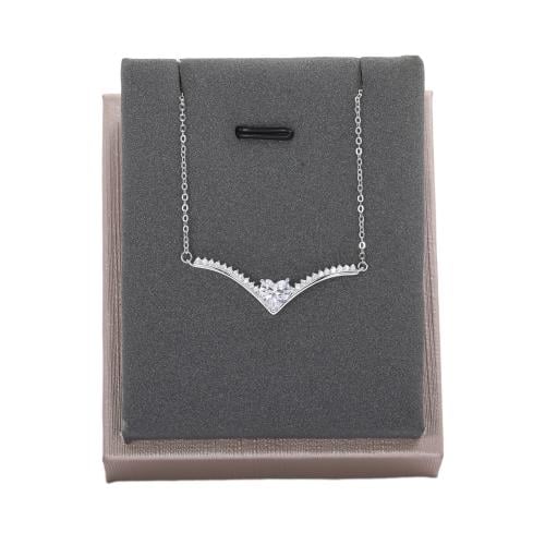 سلسال زركون فضي ماركة فايلت