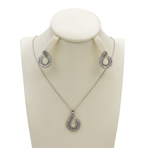 نص طقم ناعم زركون من ماركة فايلت