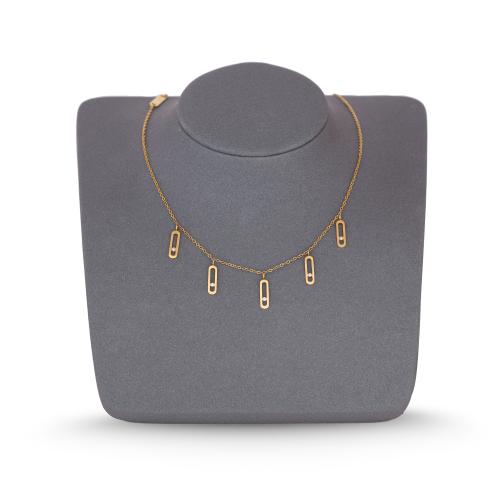 سلسال ألماس ذهبي من فايلت