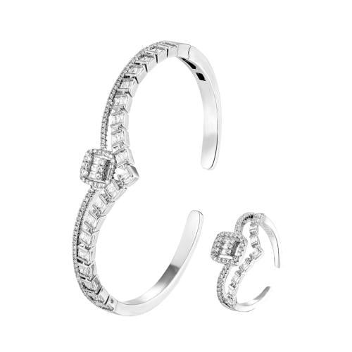 اسواره زركون فضي من فايلت