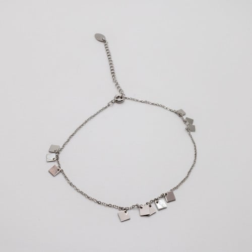 خلخال فضي من ماركة فايلت