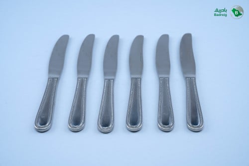 سكينة اكل صغيرة استانلس ستيل مصري منقطة 12 حبة