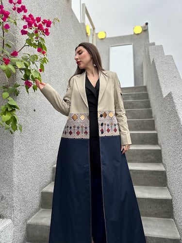 عبايه كتان وسدو 148#