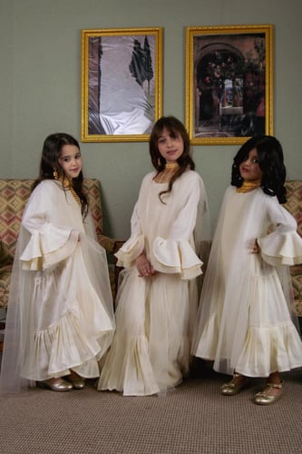 جلابيه لينن كلوش كسرات