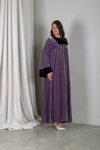 جلابيه مخمل حرير وشك 241#