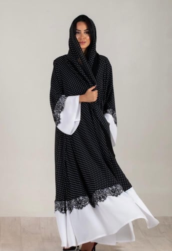 عبايه شيفون كلوش 217#