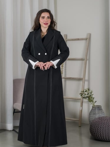 عبايه كريب مغسول 174#