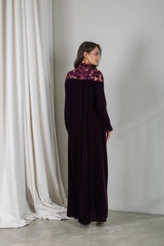 جلابيه مخمل وجوبير مخرم 239#