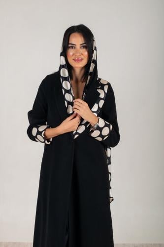 عبايه بليزر كريب 219#