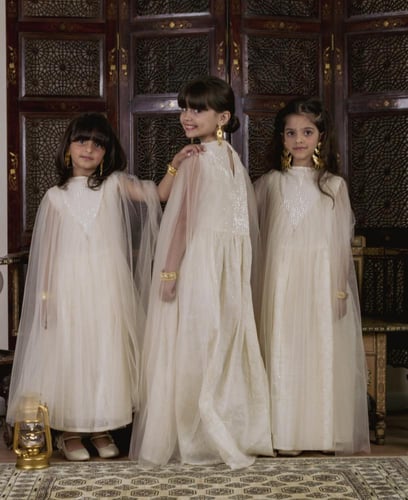 جلابية قطن مطرز 193#