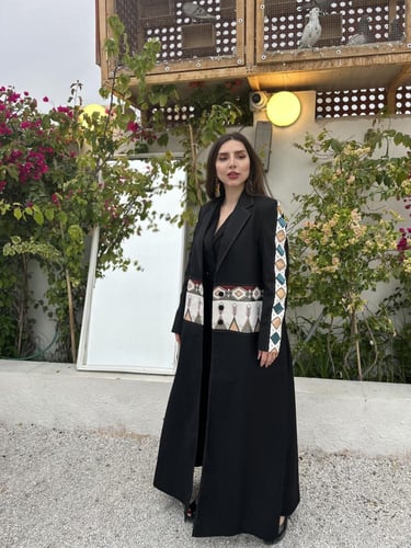 عبايه كتان و سدو 146#