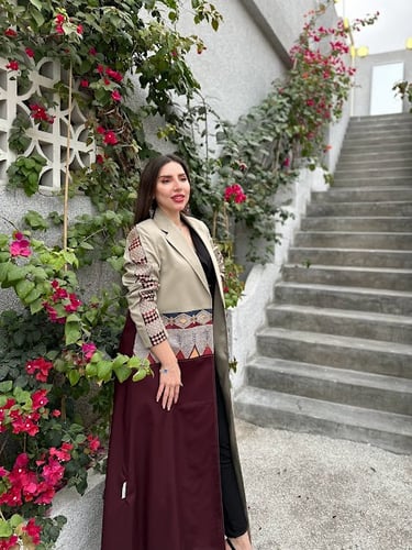 عبايه كتان و سدو 149#