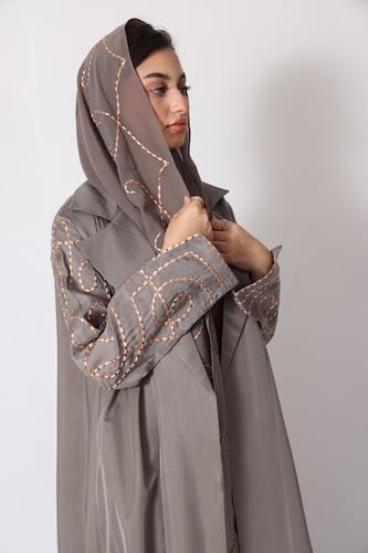 عبايه حرير مغسول 111#