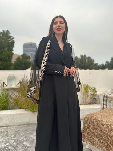 عبايه تفتا وتل 147#