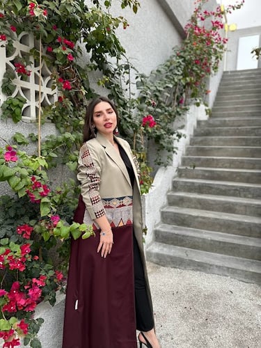 عبايه كتان و سدو 149#