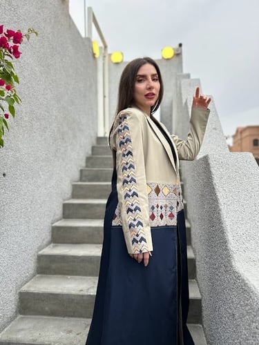 عبايه كتان وسدو 148#