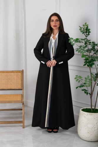 عبايه بليزر كتان 155#