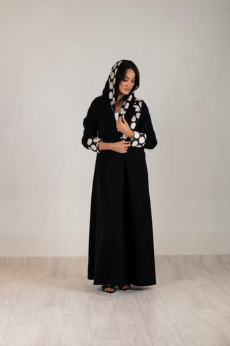 عبايه بليزر كريب 219#