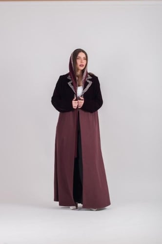 عباية مخمل وصوف 180#