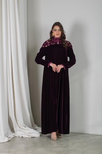 جلابيه مخمل وجوبير مخرم 239#