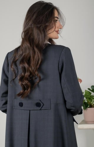 بليزر قماش صوف كاروهات 229#