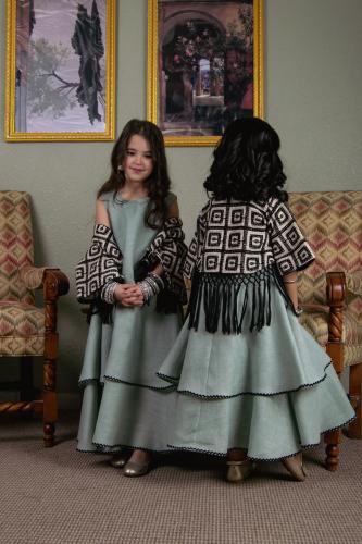 فستان وجاكيت كورشيه 244#