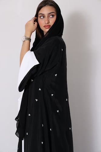 عبايه حرير مغسول 108#