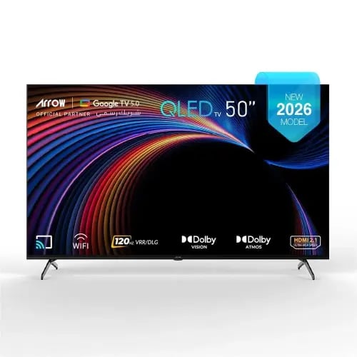 أركيو شاشة ذكية 50 بوصة 4K QLED أندرويد 120 هرتز -...