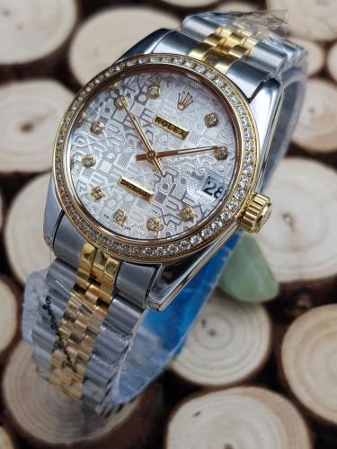 ساعه رولكس نسائي ضمان سنه وضد المويه