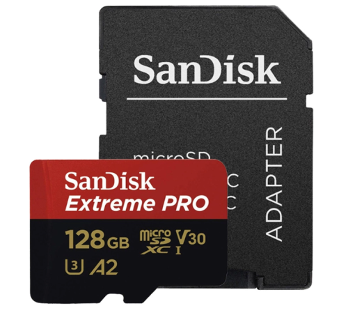 بطاقة ذاكرة MicroSDXC سعة 128 جيجابايت من SanDisk...