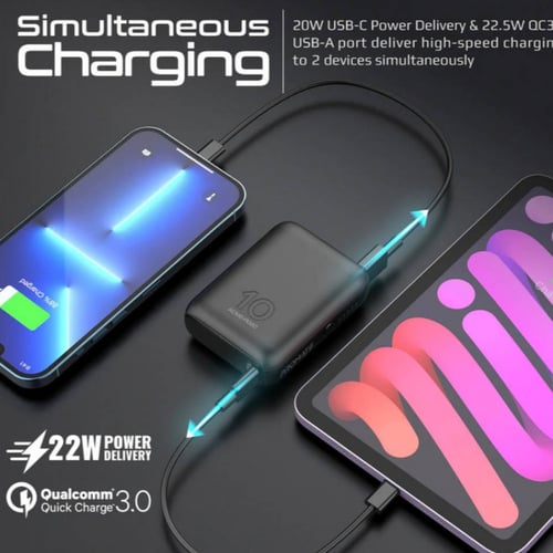 باور بانك 10 ألف مللي أمبير بقوة 22 واط شحن كوالكو...