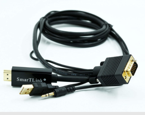 كيبل VGA TO HDMI من شركة SMART LINK