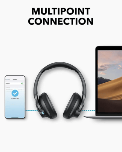 سماعة رأس لاسلكية ساوندكور Q11i - رمادي