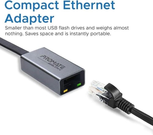 بروميت محول USB-C عالي السرعة إلى جيجابت إنترنت أس...