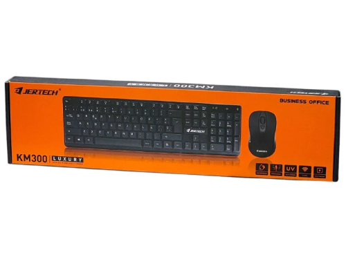 کیبورد و ماوس بی سیم JERTECH جرتک موديل KM300