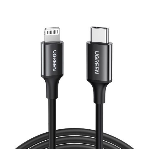 سلك شاحن 60 واط يوجرين USB-C إلى آيفون بطول 1 م -...