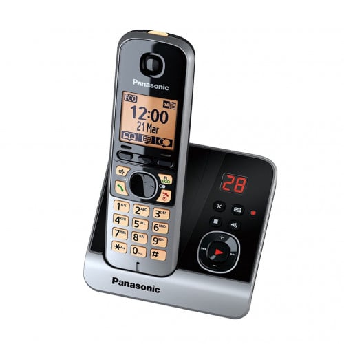 هاتف لاسلكي رقمي من باناسونيك موديل KX-TG6721