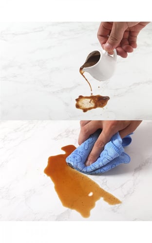 خلفية تصوير PVC وجهين رخامي مشجر 60*60 cm