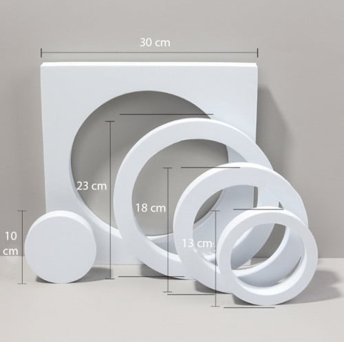 اشكال هندسية ثلاثية الابعاد دائري