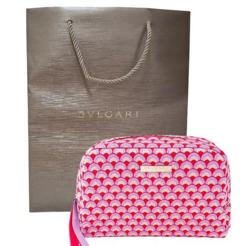 حقيبة تنظيم بولغاري وردي وأحمر (اضافه الكيس من الخ...