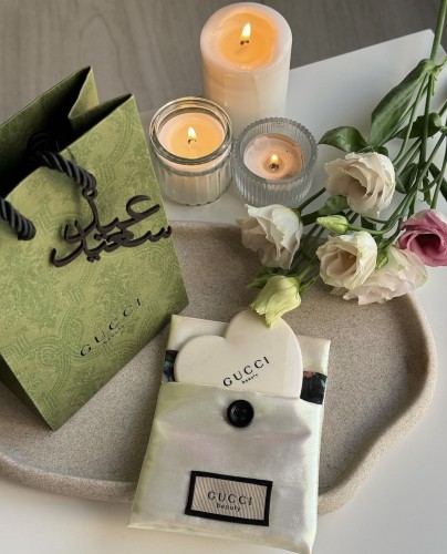 10 مرايات قوتشي مع حقيبه قماشيه والاكياس