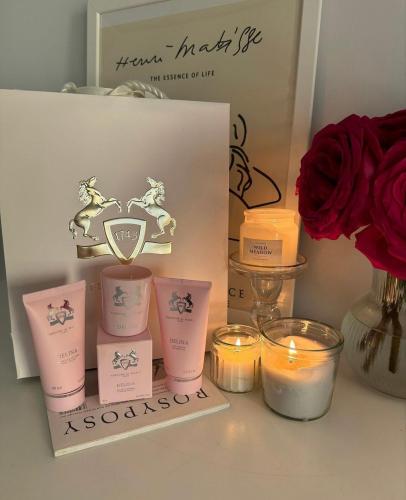بكج هديه من براند مارلي عطر ديلينا (شمعه 30 جرام -...