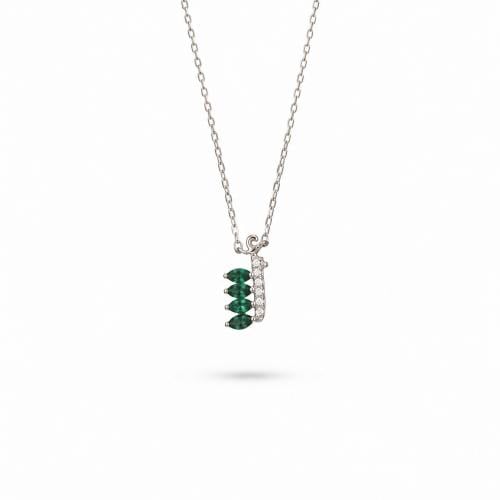 Shiny green Arabic letter chain - mini size
