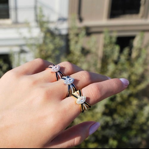 خاتم توربان مع حجر ابيض